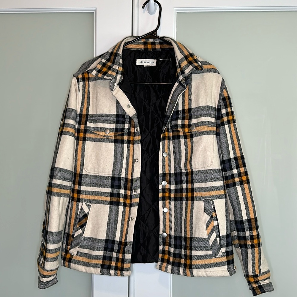 Aeropostale New w/out tag Plaid Shacket